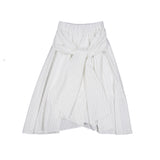Stripe Tie Skirt (white)