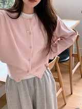 MT Round Loose Knit Cardigan (7color)
