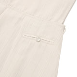 BACK POINT PLEATS WOVEN DRESS [MULTI]