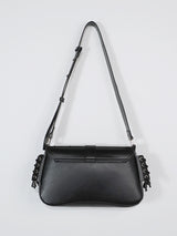 Cont Leather Pocket Shoulder Bag