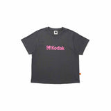 (WOMAN) BIG LOGO SHORT-SLEEVE T-SHIRT【CHARCOAL】