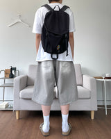 Leeds Washing Half Denim Pants