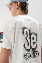 Spray Print Graphic Short Sleeve Tee