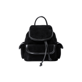 Nube Suede Mini Backpack (Black)