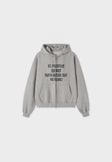 Positive Two-Way Hood Zip-Up (3colors)