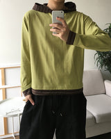 デュオレイヤードフードロングスリーブ