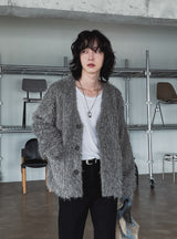 Logis Pocket Wool Knit Cardigan
