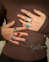 [jimoon] Drop Ring 18