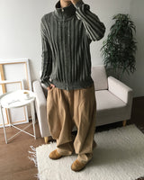 ネックス ピグメント ニット ジップアップ