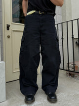 Lone dying wide cargo pants