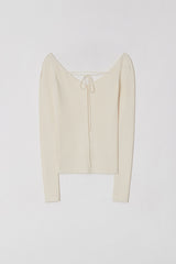 V NECK STRAP KNIT