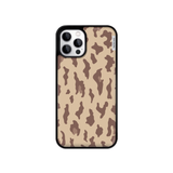 cloud leopard case - beige
