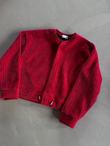 [F/W] ベルベットクロップカーディガン(3color)