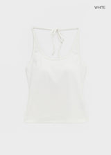 [MADE] Flote Halter String Sleeveless Top (Built-in Cap)