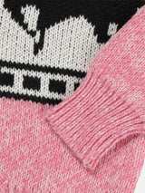 Cowichan knit hood zip-up 4color