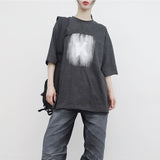 (Unisex) K ボクシーTシャツ