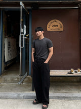 ダンブルストライプマッスルフィットショートスリーブTシャツ