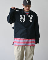 BHNY LOOSE FIT SLIT STRIPED LONG SLEEVE T-SHIRT