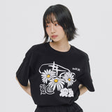 TRIPLE DAISY MIXED LOGO TEE SHIRT