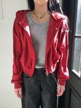 Labo High Neck Hooded Zip-Up (7c)