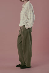 Cotton chino pants_khaki