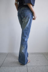 26SS★ OFF-SHOULDER SHIRT LAYERED UNBALANCED T-SHIRT