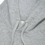 LOWKEY BOOK CLUB LETTERING RAGLAN HOODIE [MELANGE GRAY]