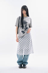 Light tin washed denim