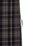  POCKET CHECK HALF SHIRTS (BROWN)