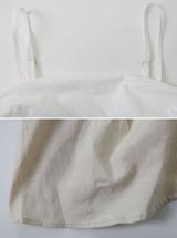 Shirring Flare Bustier Blouse (4color)