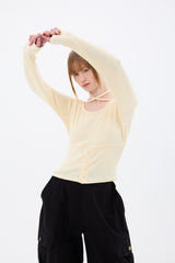 NEBULA LONG SLEEVE / YELLOW