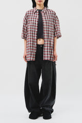 Bear Check Half Shirt (2color)