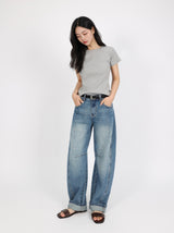  3ND REPRODUCTION PRE-ORDER PANELLED CURVED FIT DENIM code 26201