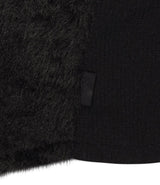 Muffler Knit Halter Top / Black