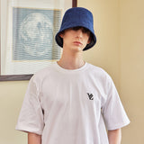 VA Stud Non Washing Denim Drop Bucket Hat / Indigo