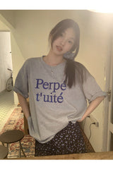 パルフェコットンルーズフィット半袖Tシャツ