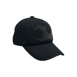 BASIC LOGO WASHED BALL CAP (BLACK)