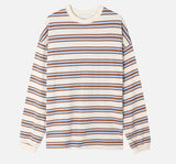 No.1130 C stripe loose T (4color)