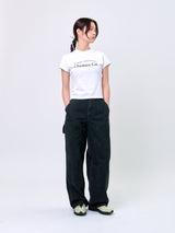 WASHED STITCH CARPENTER PANTS_Black
