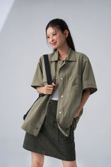 (W) over-pocket skirt