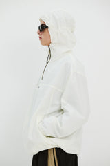 BSR HOODED ANORAK JACKET CREAM