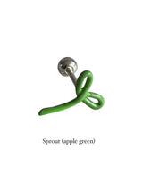 Pastel doodle piercing (Apple green)