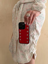 daisy line stud case (red)