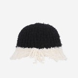 プードルバケットハット (Black & Ivory)
