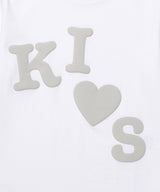 Messy Kiss Logo Tee White (KIB6MFT504A)