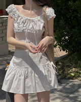 Morphine lace banding blouse