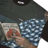 COLLECTION LOWKEY BOOK CLUB PRINTED SWEATSHIRT [DARK BROWN]