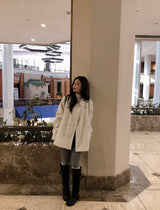 #Snow Boucle Double Half Coat