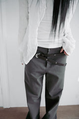 eyelet long belt(2colors)