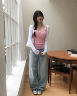 Soda Slim Open Cardigan